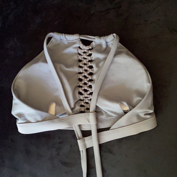 Women’s size small blue bikini halter top - Picture 3 of 3